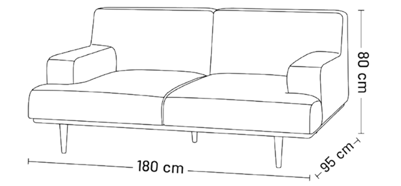 مبل دونفره مدیسون